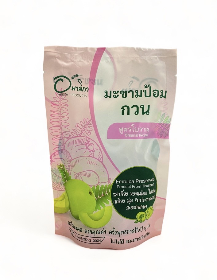 มะขามป้อมกวน 140 กรัม อมาลิกา ( มีหลายแพ็คเกจแล้วแต่ละรอบของผู้ผลิต )