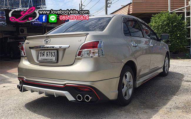 Toyota Vios 2007 to 2012 body kits by Amotriz