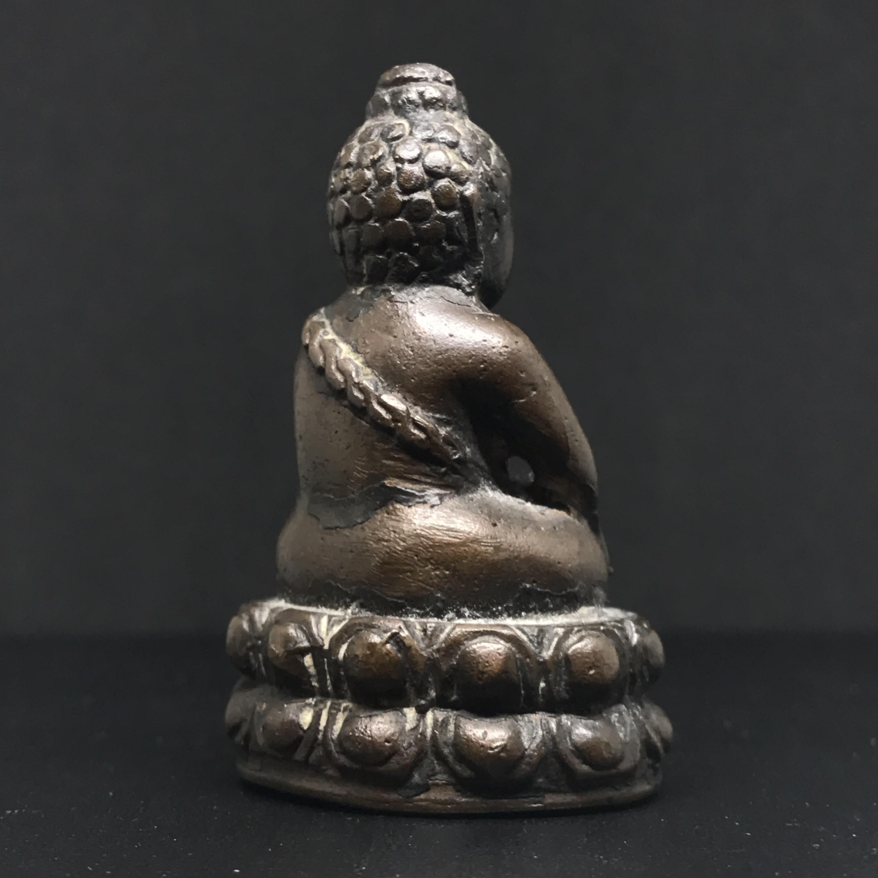 พระบูชาพุทธอุดมสมบูรณ์ (พระปุ้มปุ้ย) เนื้อทองล่ำอู่ ปี2534 (1ใน200องค์)