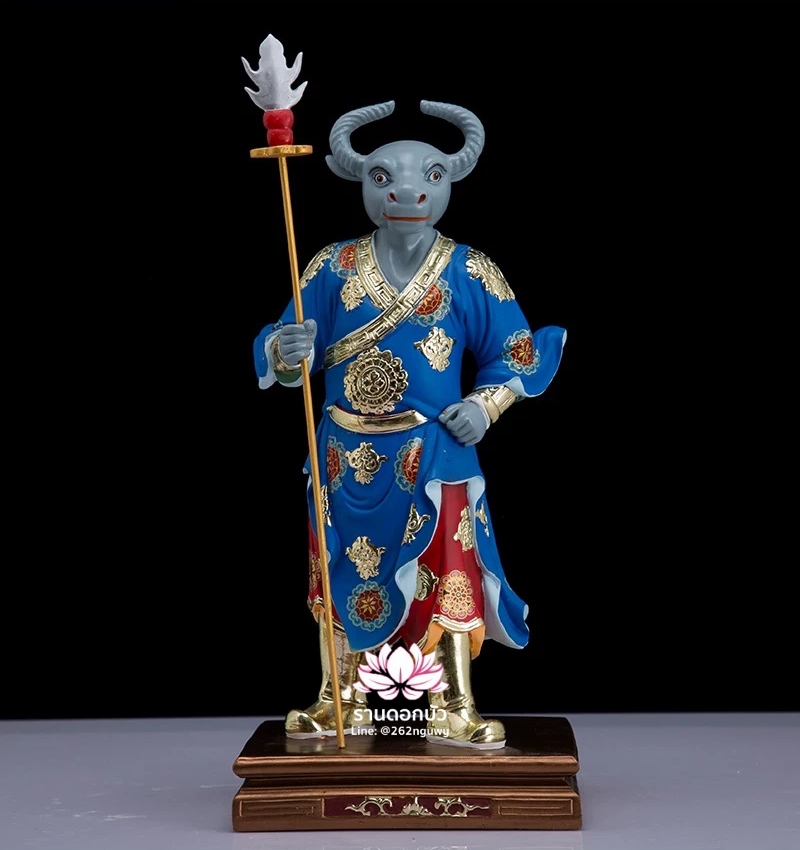 ยมบาลหัววัวหัวม้า ยมทูตหัววัวหน้าม้า งานเรซิ่น ขนาด 8/12/16 นิ้ว