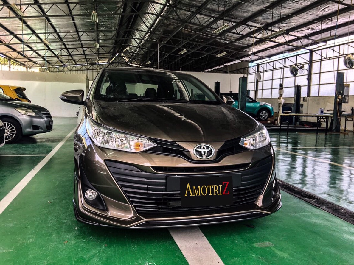 Toyota Yaris ATIV hatchback and sedan bodykits by Amotriz