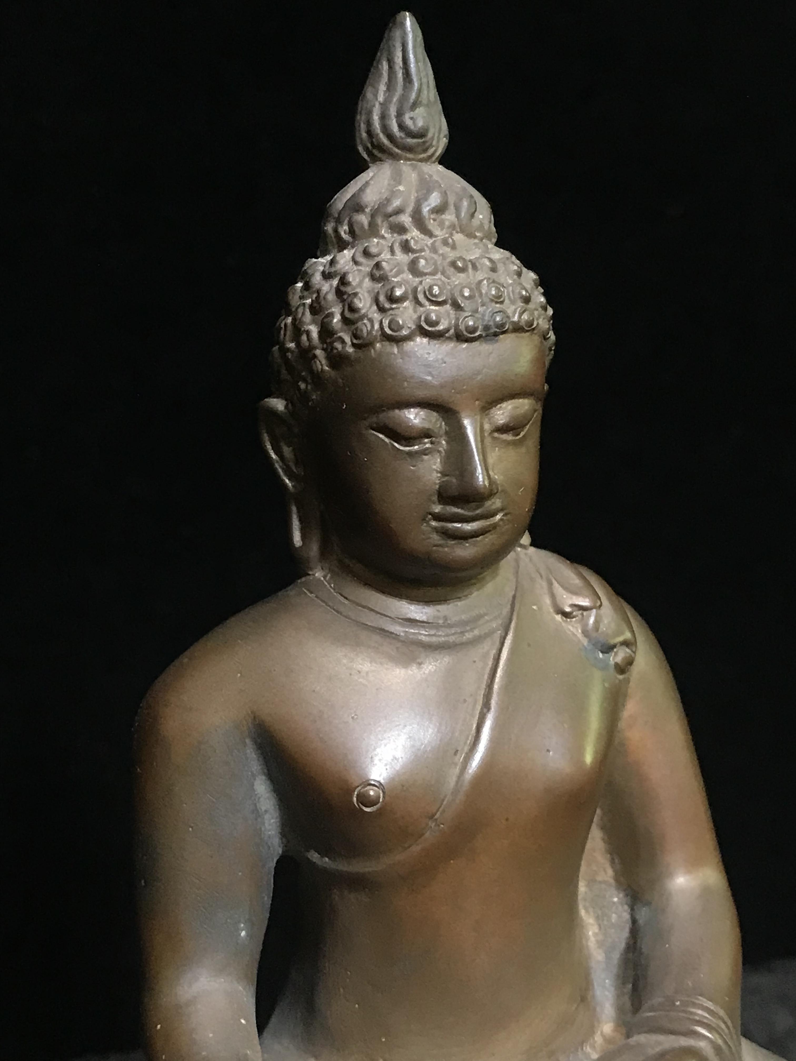 พระไพรีพินาศ วัดบวรนิเวศวิหาร ปี 2544 เนื้อสัมฤทธิ์ หน้าตัก 3นิ้ว (นิยมหายาก)(1ใน2989องค์)