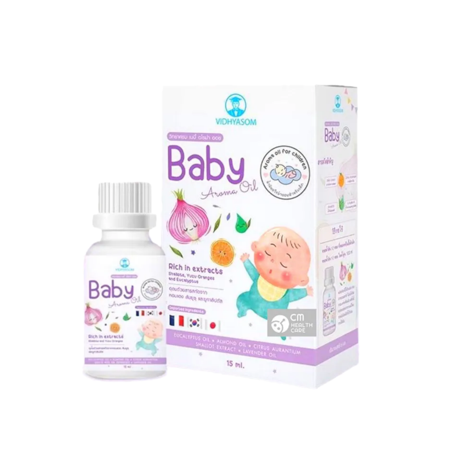 วิทยาศรม Baby Aroma Oil (เบบี้ อโรม่า ออย) 15 g.