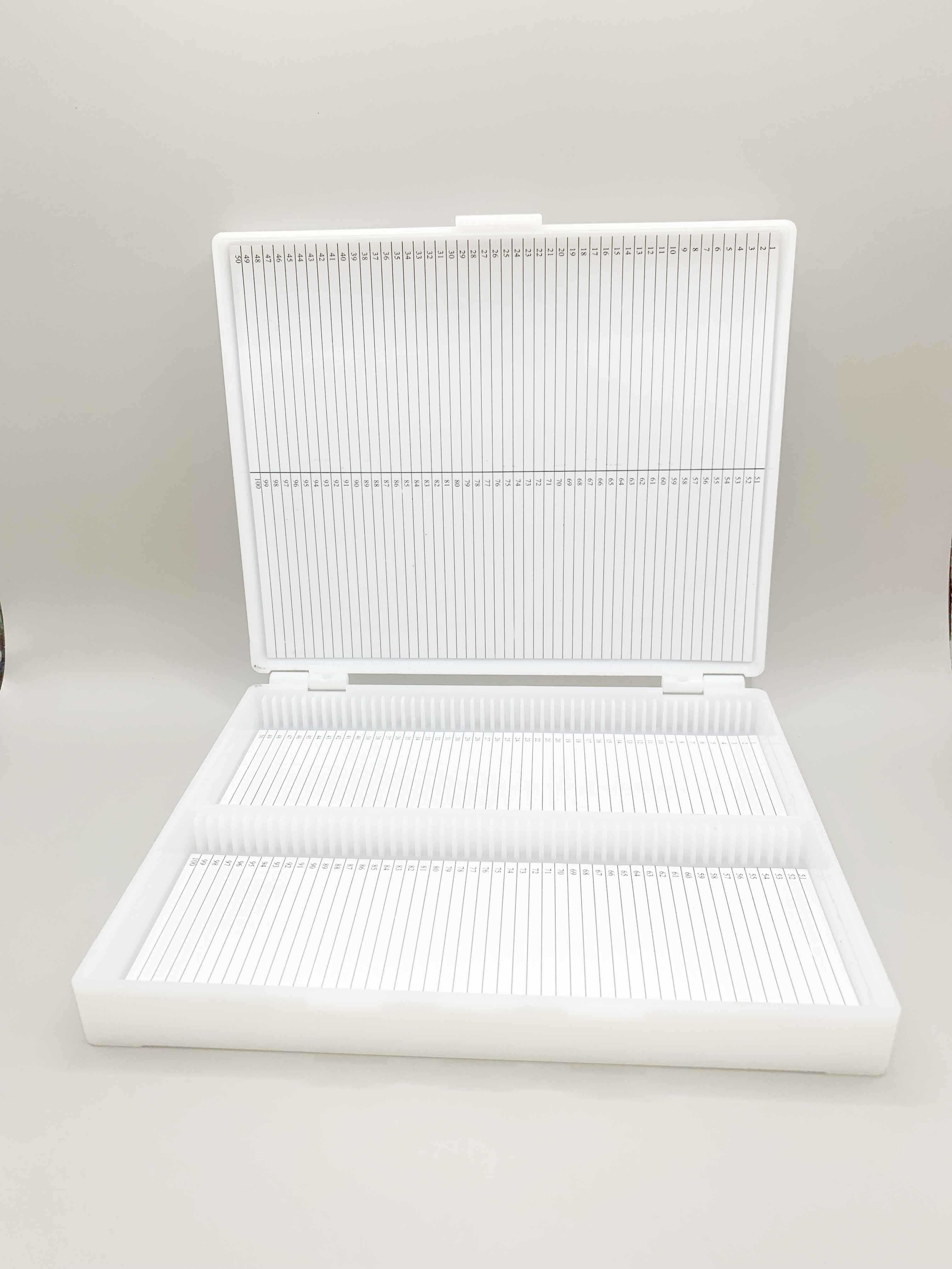 (ราคาส่ง / ขายยกลัง) กล่องใส่สไลด์ กล่องเก็บแผ่นสไลด์ 5,100 ช่อง - Microscope Slides Box 5,100 place