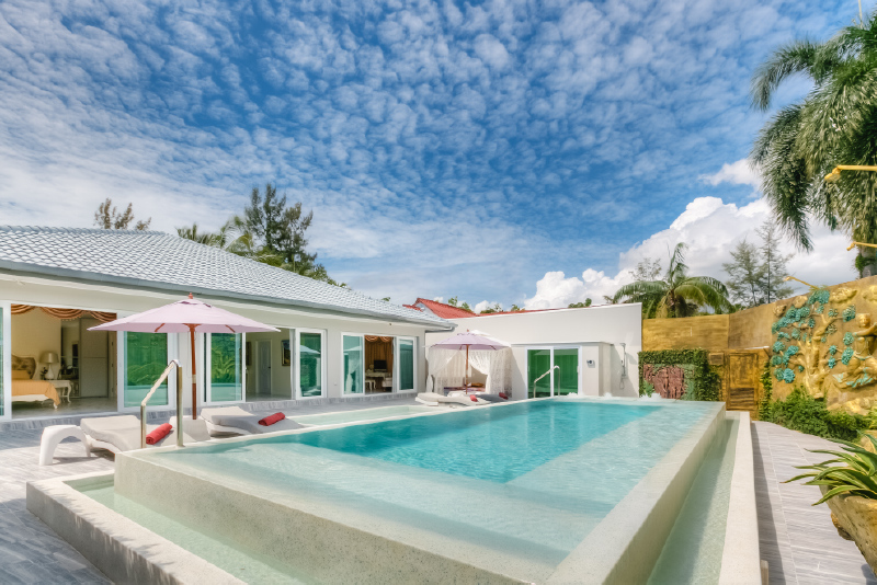 For Rent : Bangtao, Luxury Brand New Private pool villa, 5 Bedrooms 5 Bathrooms