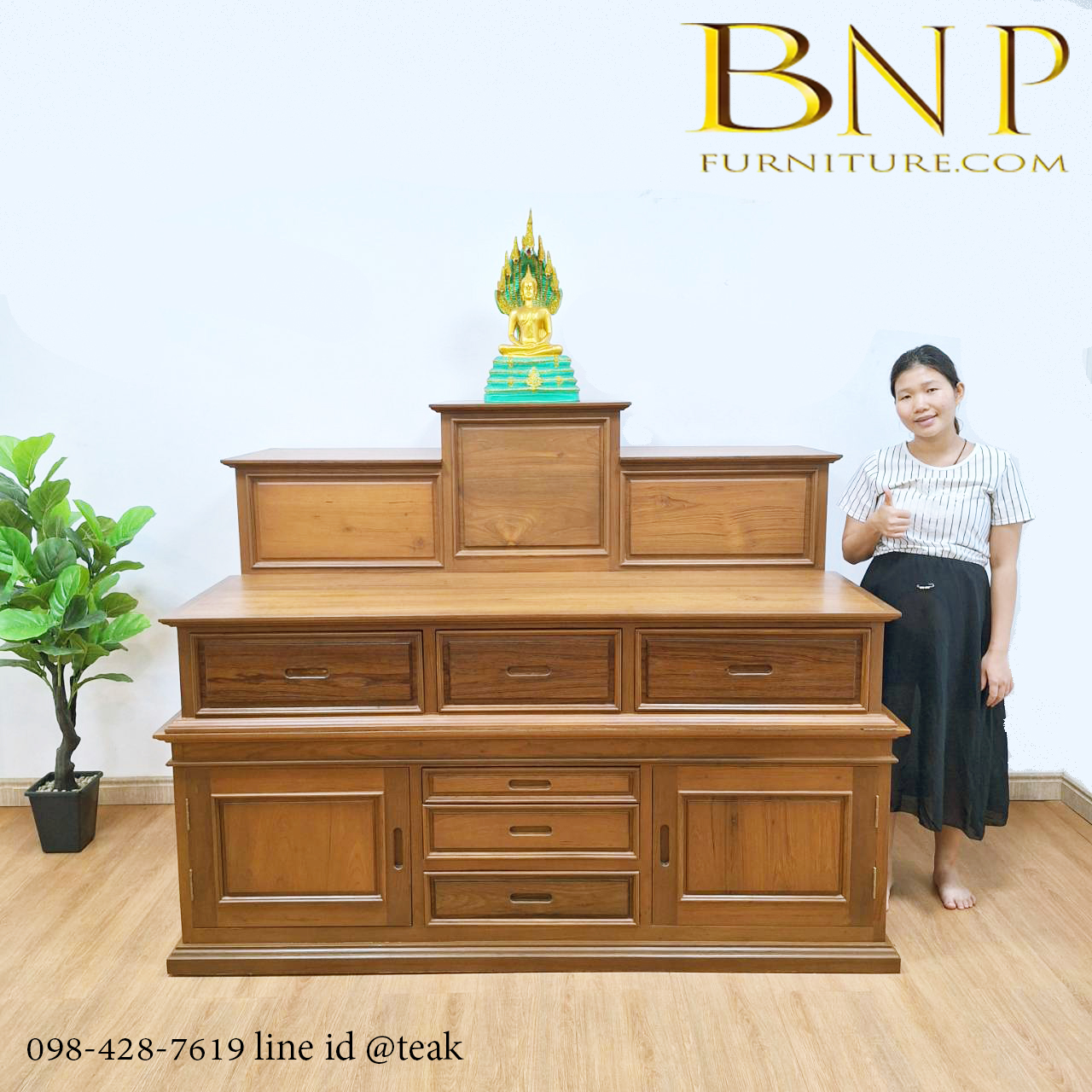 โต๊ะหมู่บูชา รุ่น พุทธบูชา