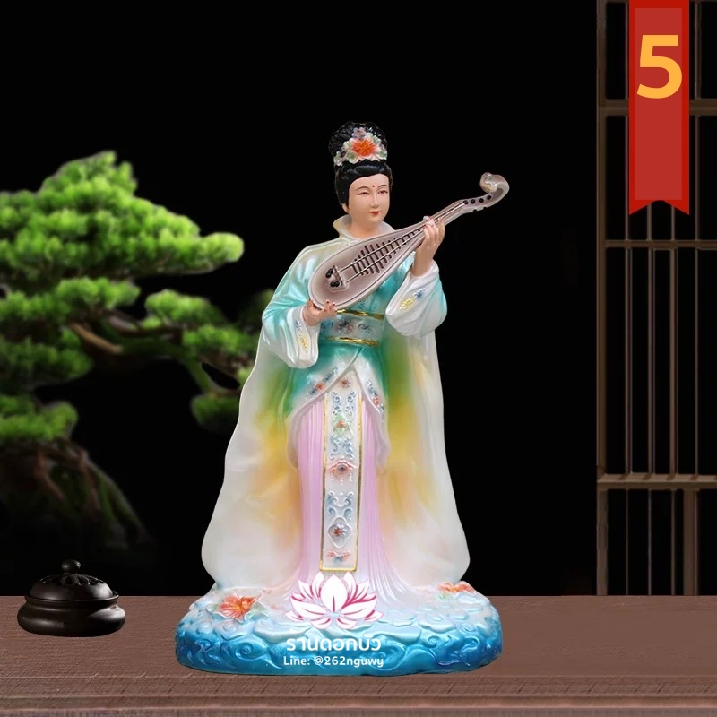 เจ็ดนางฟ้า ชิดแช้เหนียวเหนียว นางฟ้าทั้งเจ็ด ปางยืน ขนาด 16 นิ้ว