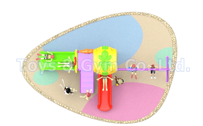 เครื่องเล่นสนามกลางแจ้ง ชุดบ้านการ์ตูน Cartoon House Series