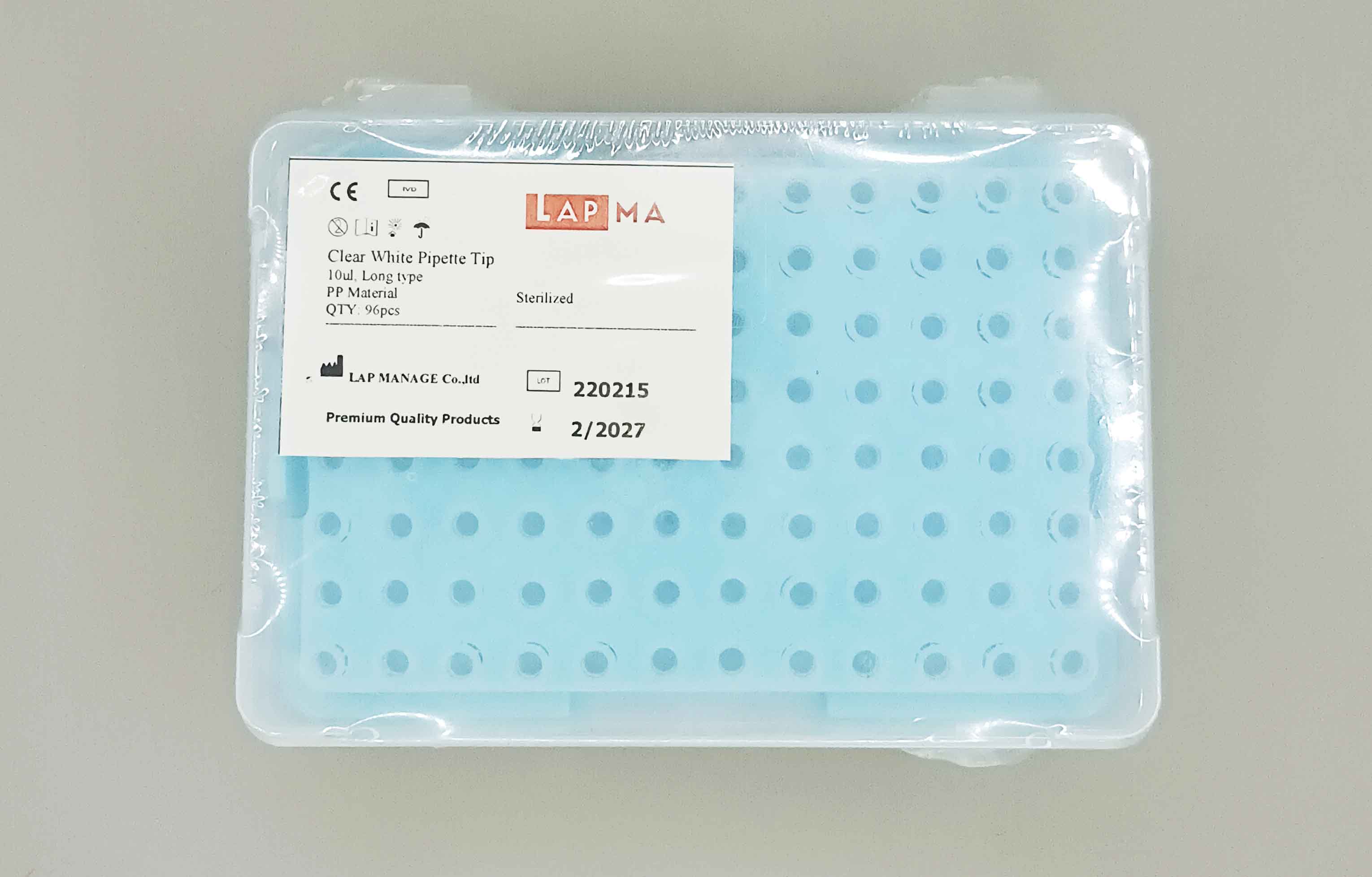 Pipette Tip with Rack 10,200,1000,1250, 5000 ul 96ชิ้น/rack 10 rack/box (ราคายกกล่อง)