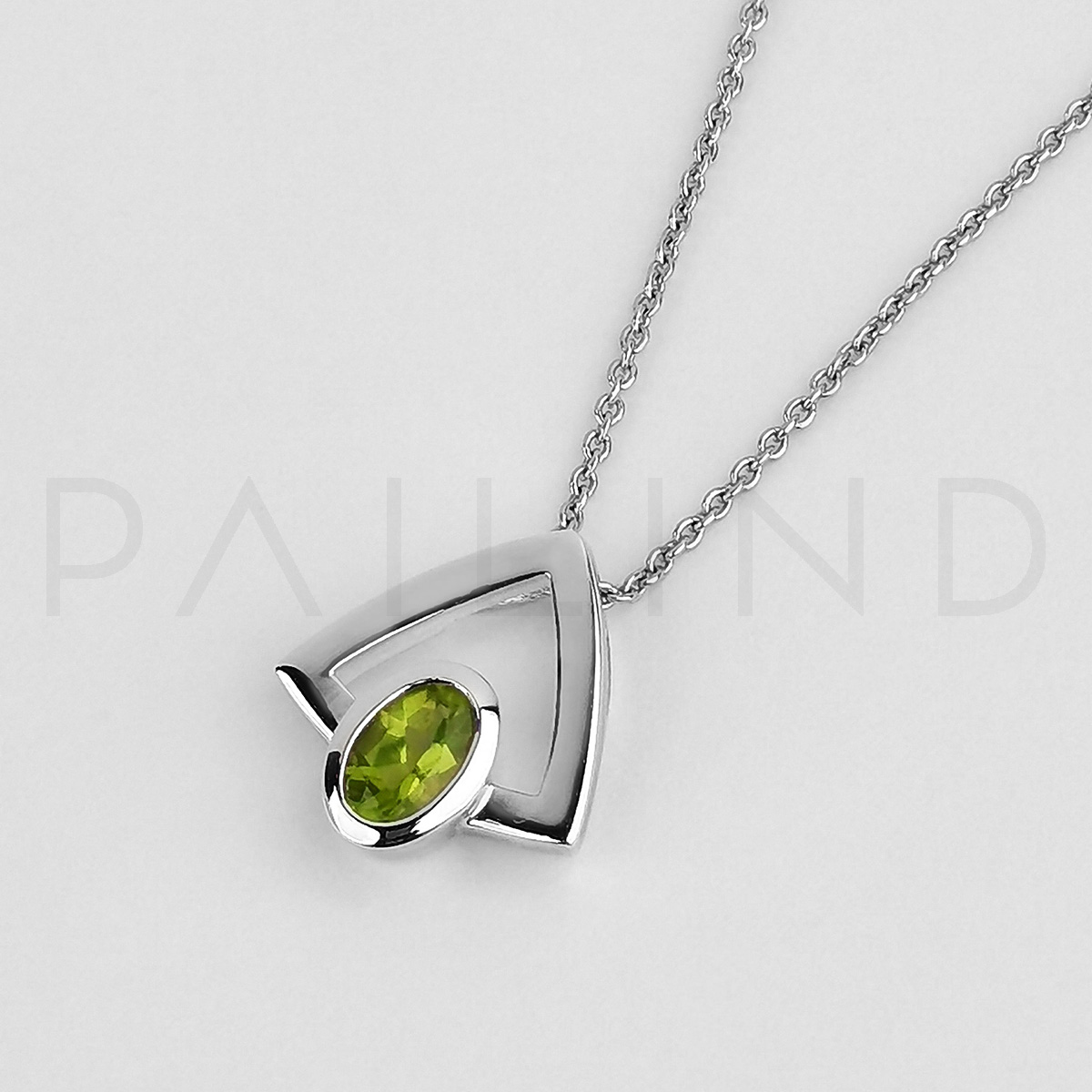 จี้เงินแท้ ประดับพลอยแท้ Peridot เกรดคุณภาพ