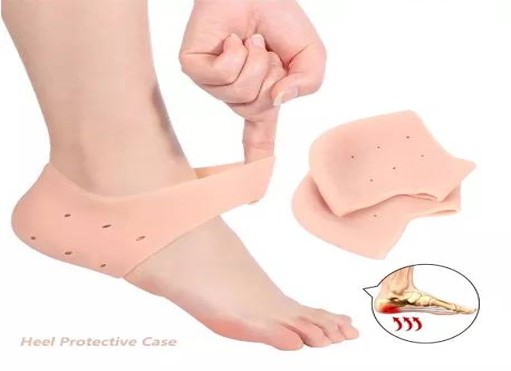 ซิลิโคนรองส้นเท้าด้านหลังลดการกระแทกและเสียดสีพร้อมส่ง