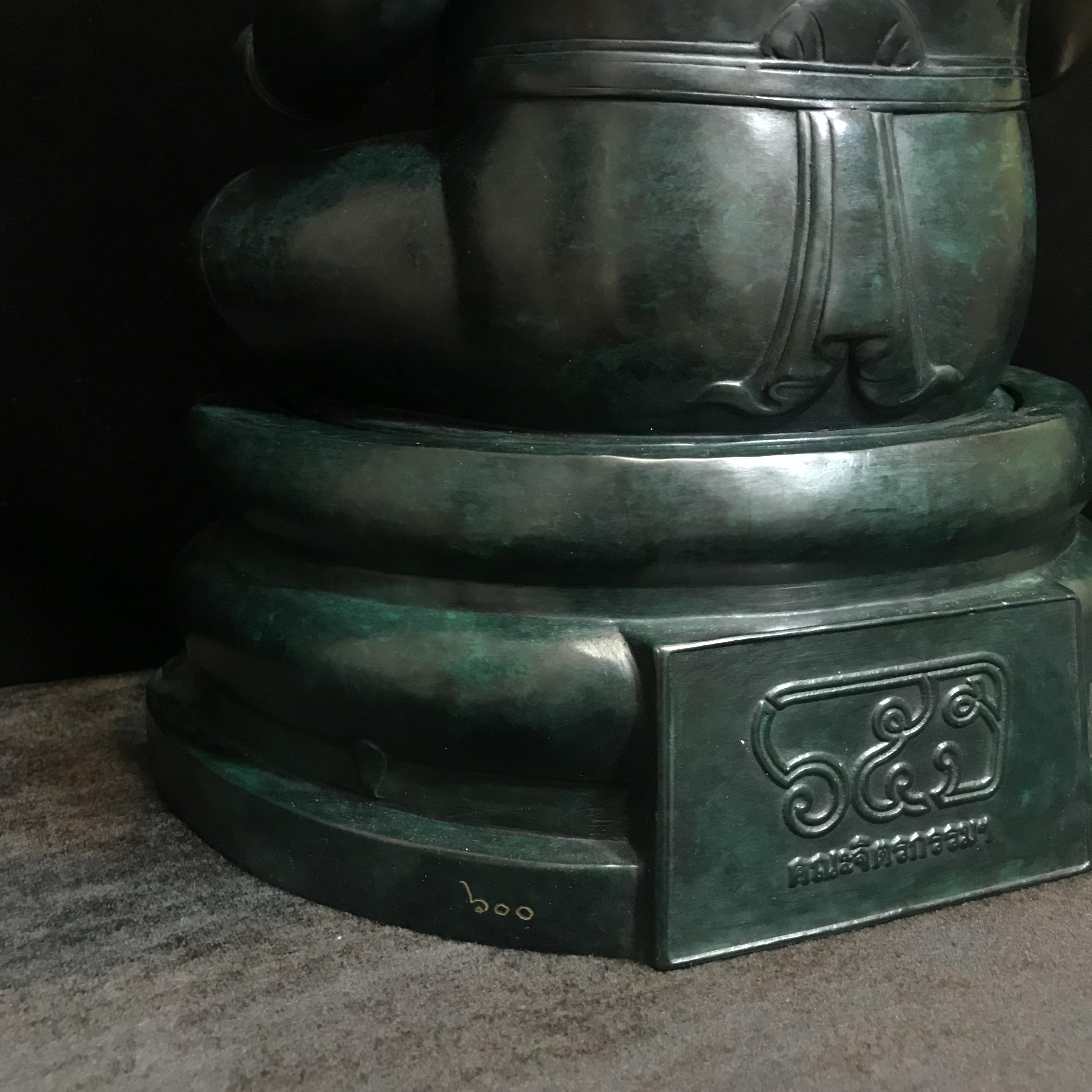 พระพิฆเนศวร 65 ปี คณะจิตรกรรม มหาวิทยาลัยศิลปากร ปี2551 ลอยองค์เนื้อสำริดขนาดหน้าตัก 9 นิ้ว(เนื้อสำริดเขียวพลาติน่า)