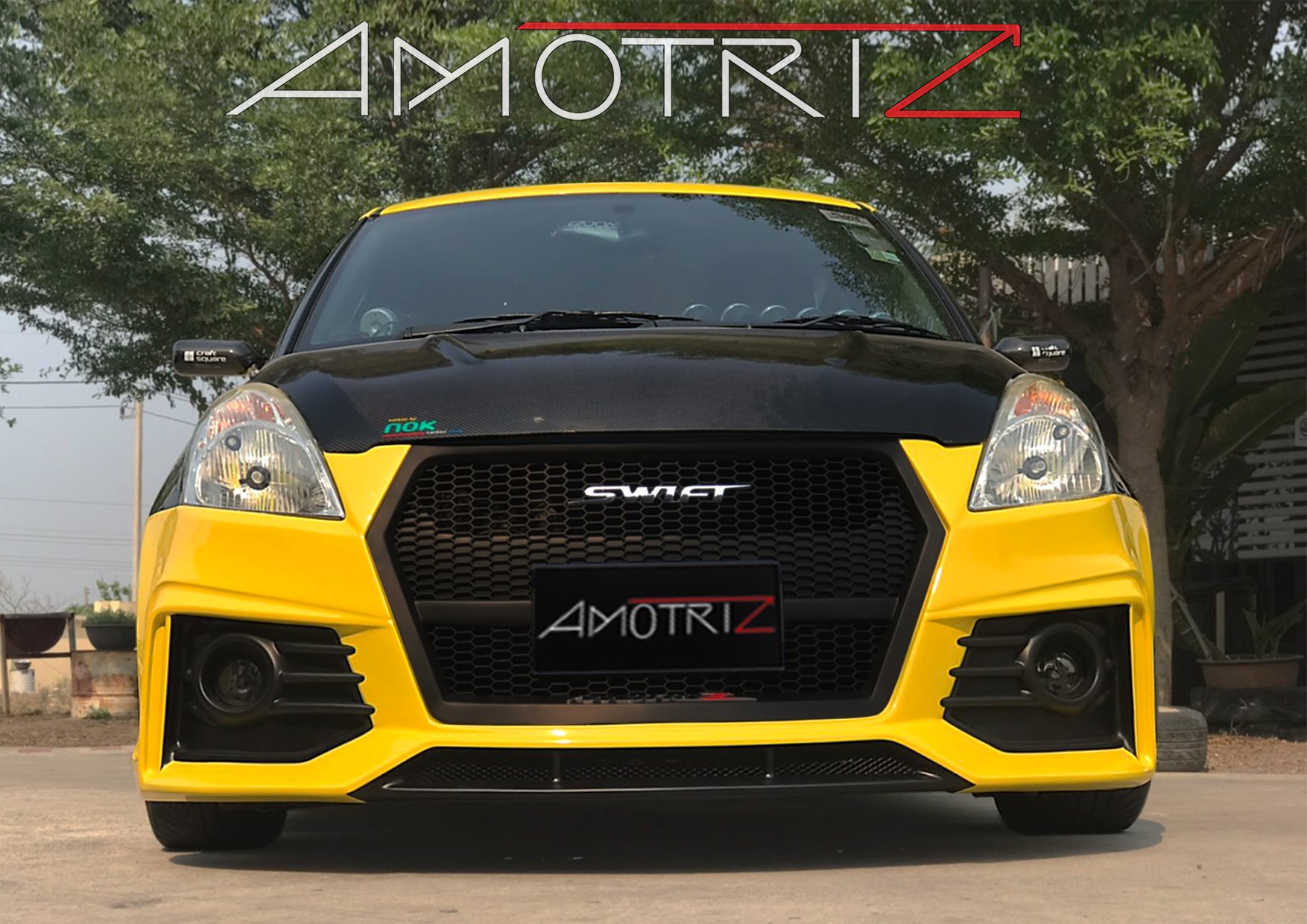 Suzuki Swift R8 2017 bodykits by Amotriz