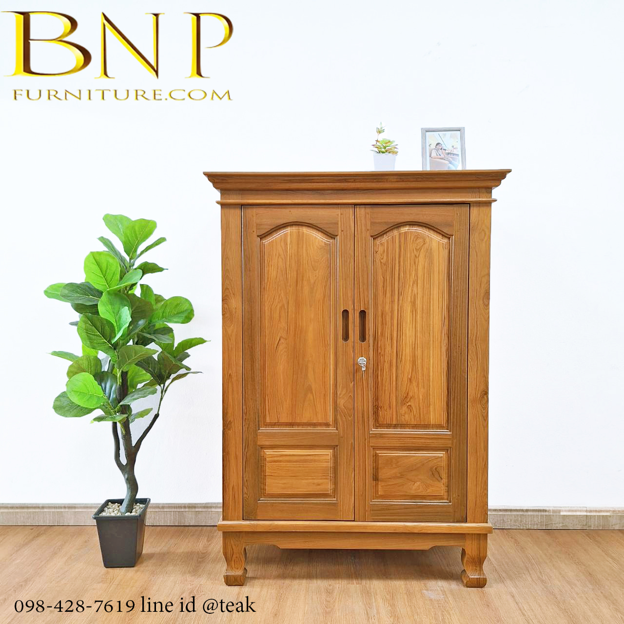 ผู้เสื้อผ้าเด็ก รุ่น 2 บานเปิด ขาสิงห์