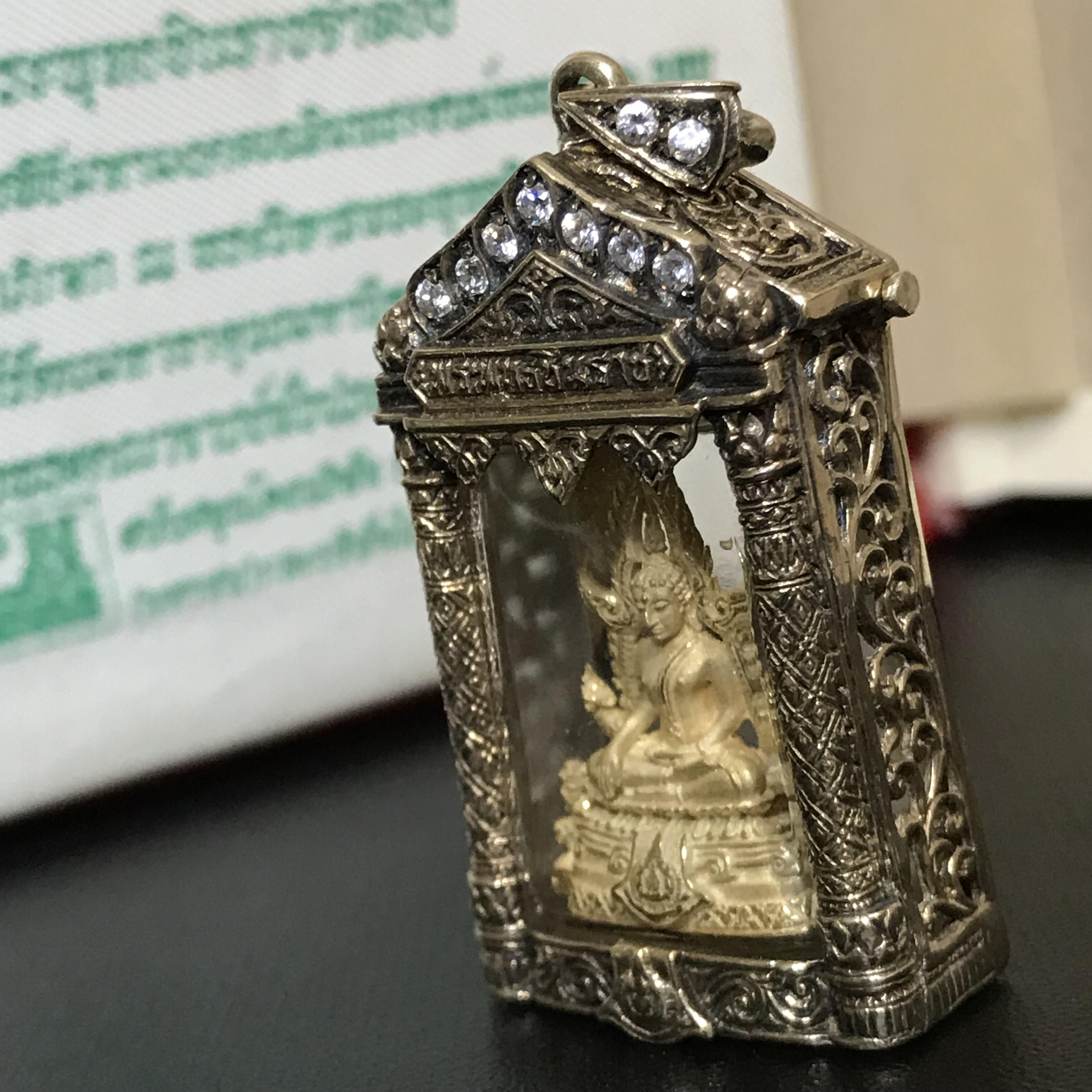 พระพุทธชินราช ภ.ป.ร. 6รอบในหลวง องค์พิเศษกรรมการพร้อมตลับกรอบเดิมจากผู้จัดสร้างโดยมูลนิธิพิทักษ์ดวงตาประชาชน ปี2542