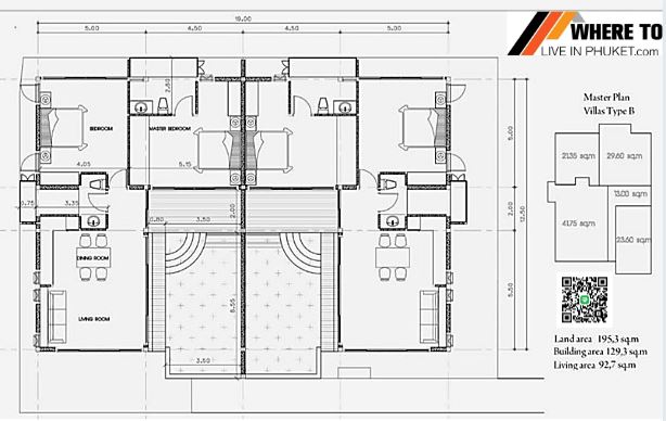 For Sale : Nai Harn, luxury Private Pool Villa, 2 bedrooms 2 bathrooms. 129 SQ.M.