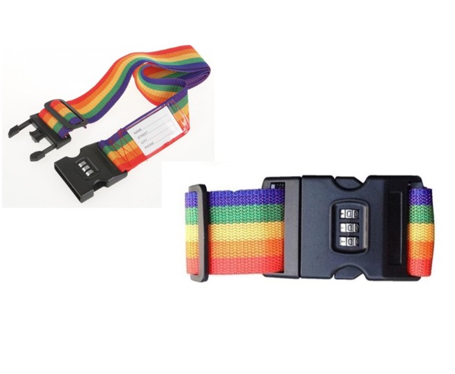 สายรัดกระเป๋าเดินทางแบบมีรหัสล็อค