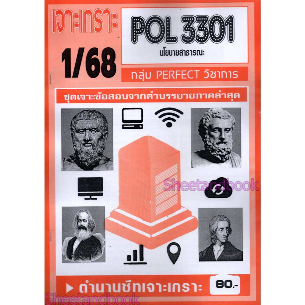 ชีทราม POL3301 นโยบายสาธารณะ (ข้อสอบปรนัย) Sheetandbook PFT0321