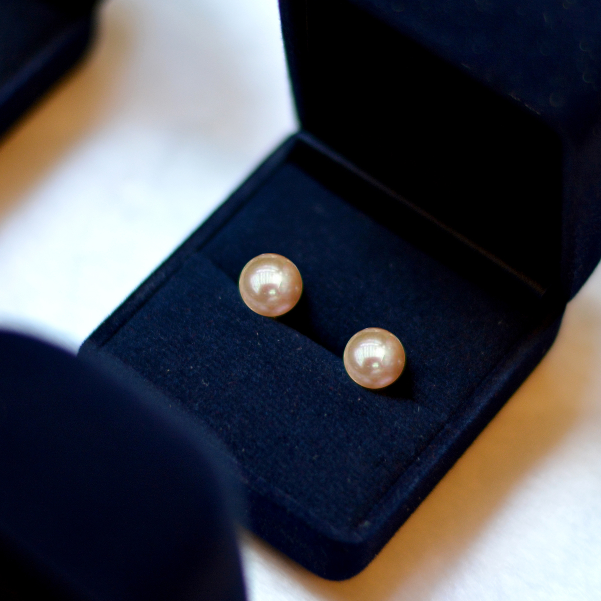 ต่างหูไข่มุกน้ำจืดแท้ ตัวเรือนทำด้วยเงินแท้ Silver925