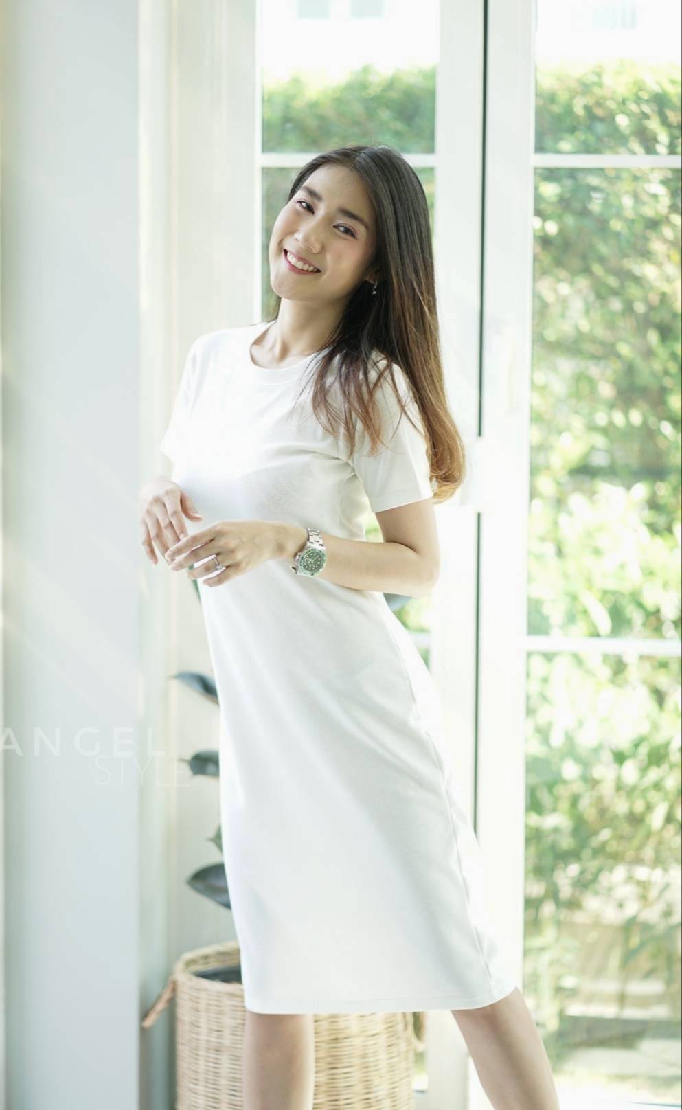 เดรสกลมยาว