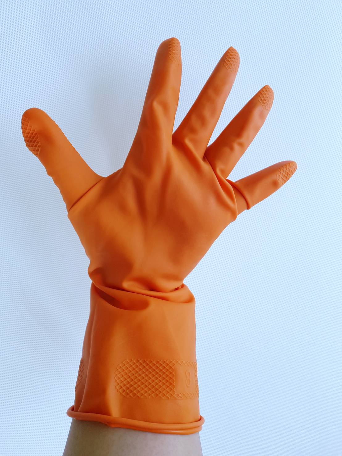 Small Evting ถุงมือยางรุ่นหนา ไซส์S สีส้ม ตรา Paragon จำนวน 12 คู่ อย่าลืม !! กดติดตามร้าน "รับส่วนลดเพิ่ม" ถุงมือเอนกประสงค์ ถุงมือทำความสะอาด