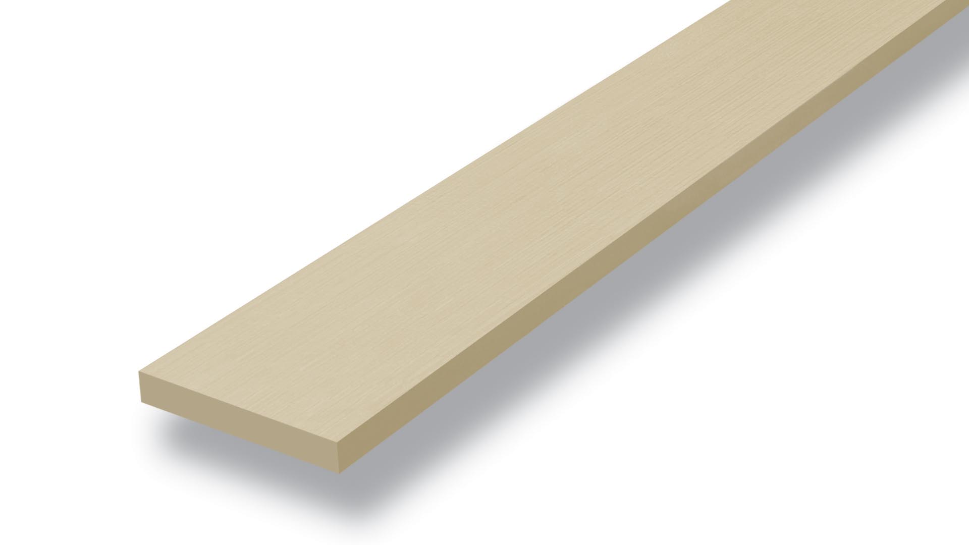 ไม้ตกแต่งชานพักบันได เอสซีจี ขนาด 15x300x2.5 ซม. สีรองพื้น