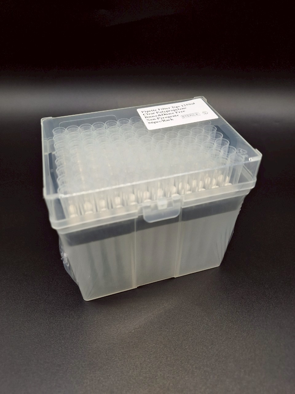 (ราคายกกล่อง) Filter tip ทิปมีตัวกรองแบบยาวปราศจากเชื้อ ขนาด 10 ,20 ,50,100,200,300,1000,1250 ไมโครลิตร 96ชิ้น/rack ,10 rack/box