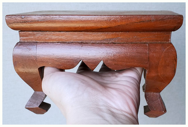 โต๊ะยอด ตั่ง ฐานไม้เล็ก(โต๊ะหมู่แบบแยกชิ้น)