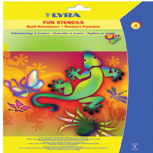 Fun Stencils แผ่นแม่แบบ - Insects & Butterflies LYRA