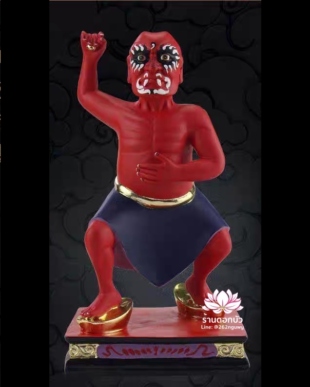 โหงวกุ้ย อู่กุ้ย อู่กุ้ยเจียงจิน หรือ ขุนพลห้าผี เทพบริวารสายนรก ขนาด 12 นิ้ว