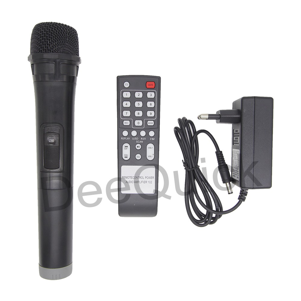 ตู้ลำโพง ลำโพงบลูทูธ 8นิ้ว ไฟกระพริบ ไมค์ลอย Soundmilan รุ่น ML-Q10 T8