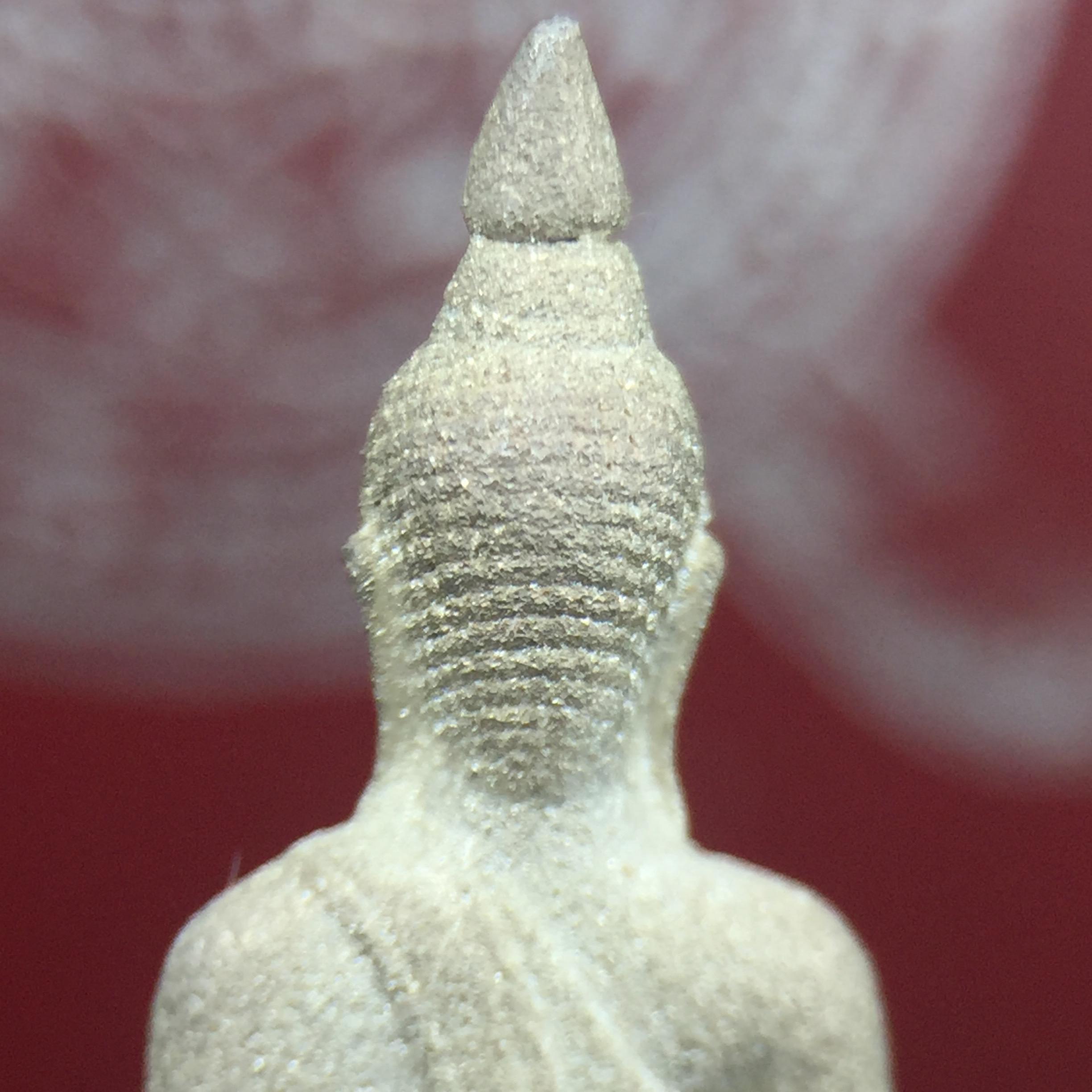 พระพุทธโสธร รุ่นประวติศาสตร์ 80 ปี กรมตำรวจ ปี 2538 เนื้อเงินประกายเพชร(เงินพ่นทราย)พิมพ์ใหญ่ 3.2 ซม. พร้อมกล่องบรรจุเดิม(พระดีพิธีใหญ่ รุ่นยอดนิยม)