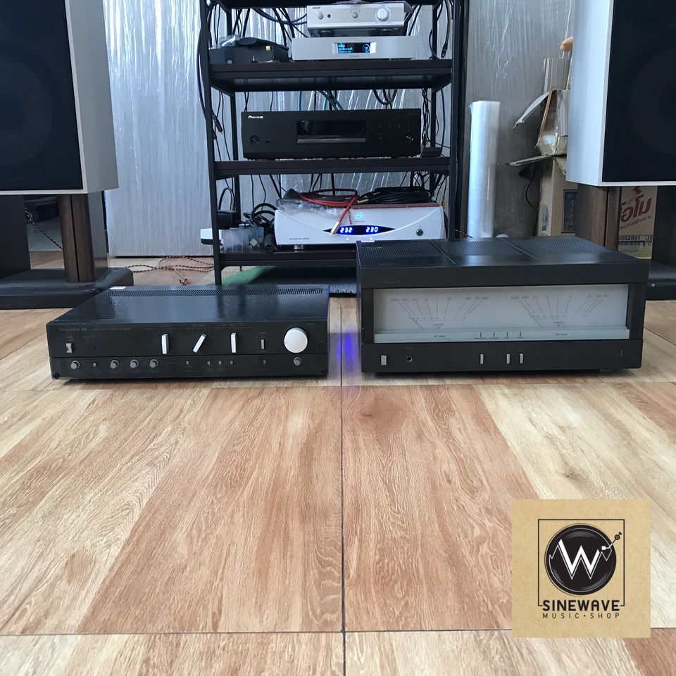 Pre + Power ยี่ห้อ Technics รุ่น SU-A6 + SE-A5 (Made in Japan)