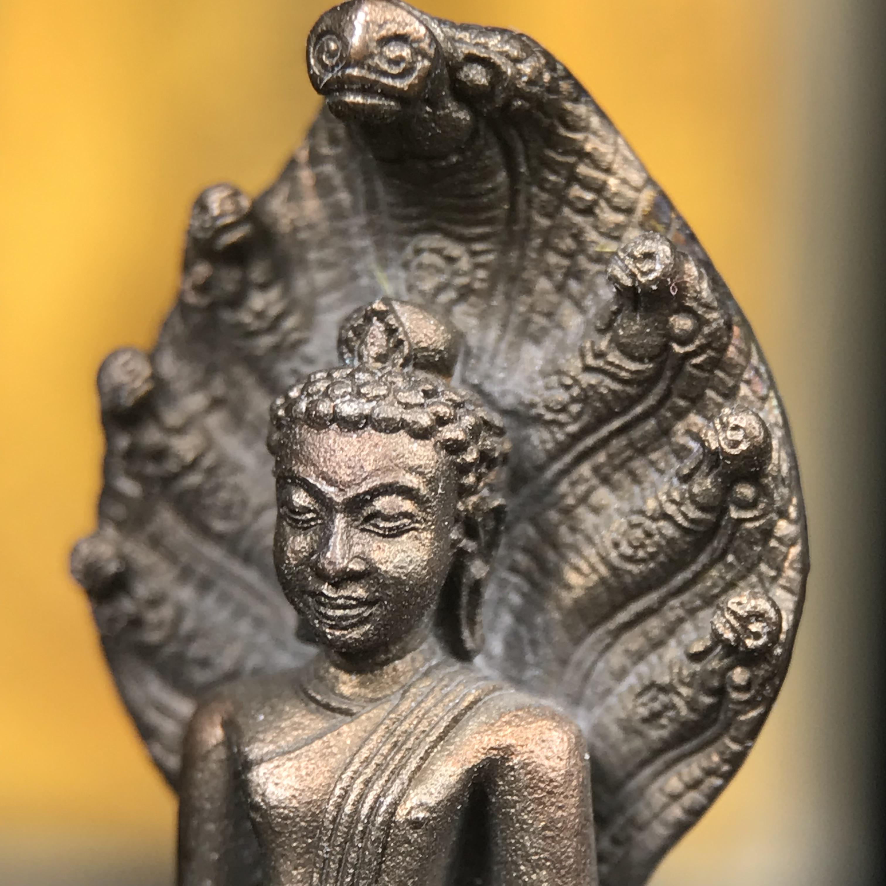 พระพุทธรูปนาคปรกปางมารวิชัย สธ. เนื่องวโรกาสสมเด็จพระเทพรัตนราชสุดาฯทรงเจริญพระชนมายุครบ 3รอบ ปี2534 พระกริ่งนวโลหะ พิธีพุทธาภิเษก ณ วัดบวรนิเวศวิหาร โดยมีสมเด็จพระญาณสังวรสมเด็จพระสังฆราชเป็นองค์ประธาน(พิธีใหญ่ มวลสารดี พุทธศิลป์งดงาม)อุดมวลสารผงจิตรลดา