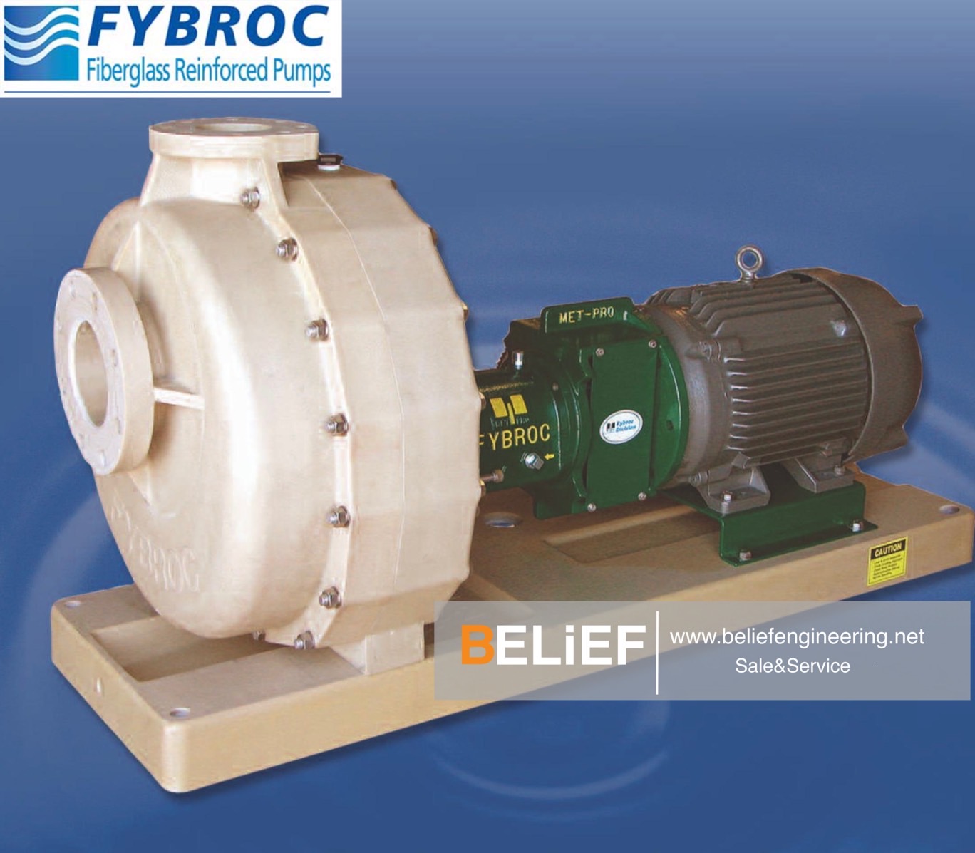 FYBROC CHIMICAL SELF PRIMING PUMP SERIES 1600