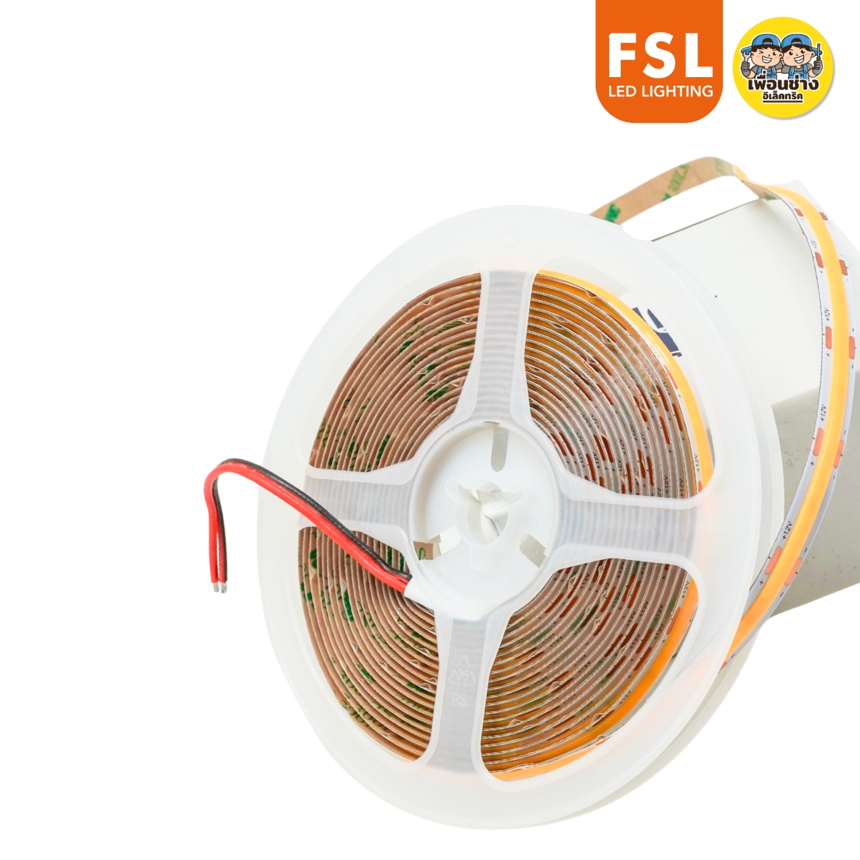 FSL ไฟเส้น 12V DC LED STRIP LIGHT (COB) ไฟเส้น สายไฟยาว 5 เมตร มี3แสงให้เลือก แสงขาว แสงวอร์มไวท์ แสงคูลไวท์