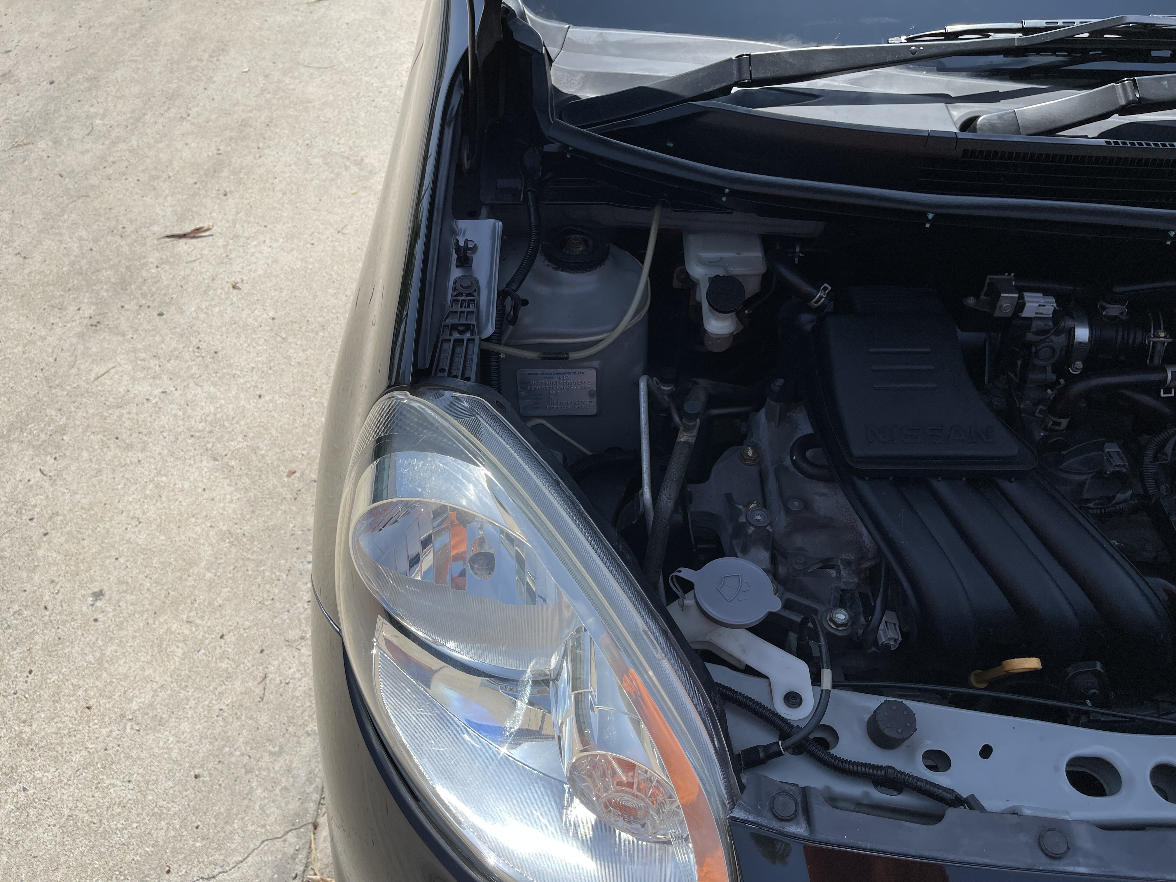 Nissan March 1.2 E At 2017 ดำ