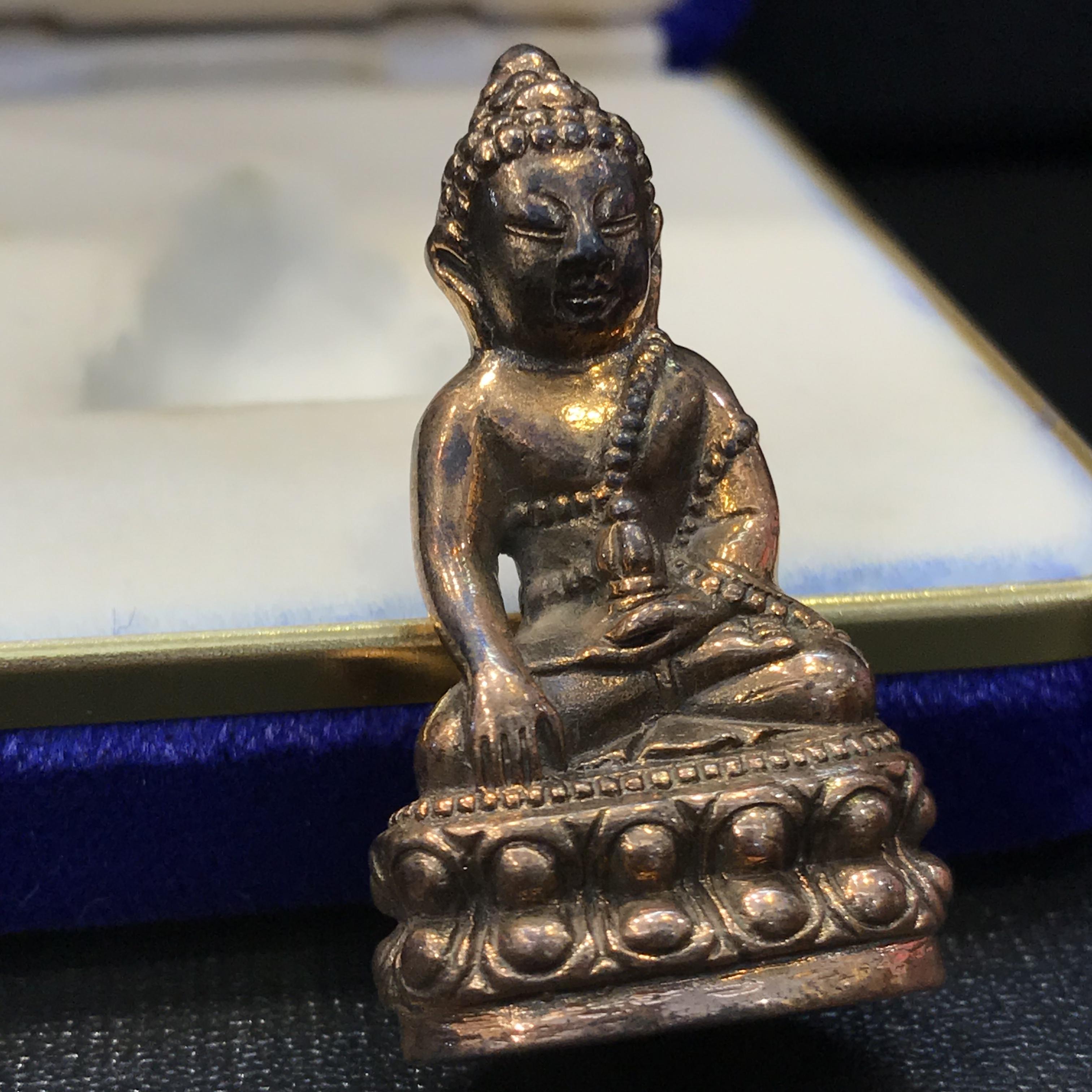 พระกริ่งสมเด็จพระญาณสังวร 80 พรรษา วัดบวรนิเวศวิหาร พ.ศ.2536 เนื้อนวโลหะ(สภาพสวยผิวเดิม)