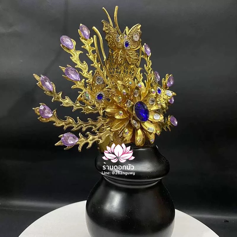 หมวกเทพเจ้าฝ่ายหญิง หมวกเทพนารี หมวกเทวนารี หมวกพระจีน หมวกกิมซิ้น หมวกเทพเจ้าจีน