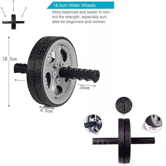 ลูกกลิ้งคู่บริหารกล้ามเนื้อเสริมซิกแพค พร้อมส่ง สินค้าคุณภาพดีมีมาตรฐาน