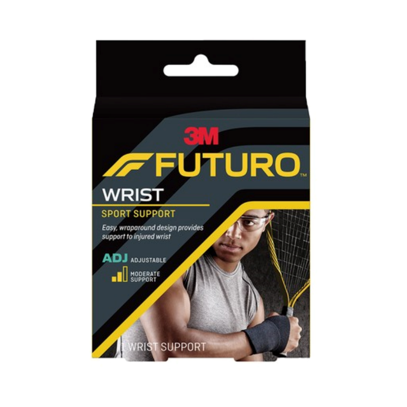 Futuro sport wrist support พยุงข้อมือชนิดปรับกระชับได้ (สีดำ)