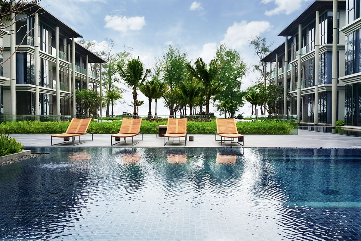 For Rent : Baan Mai Khao Condominium 2 bedroom 2Bathroom 1st floor pool view