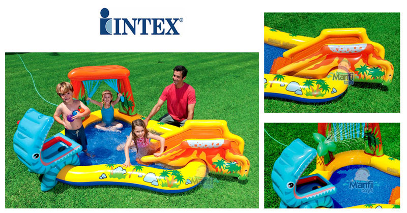 Intex Dinosaur Play Center สระน้ำไดโนเสาร์ 57444ฟรีสูบไฟฟ้า