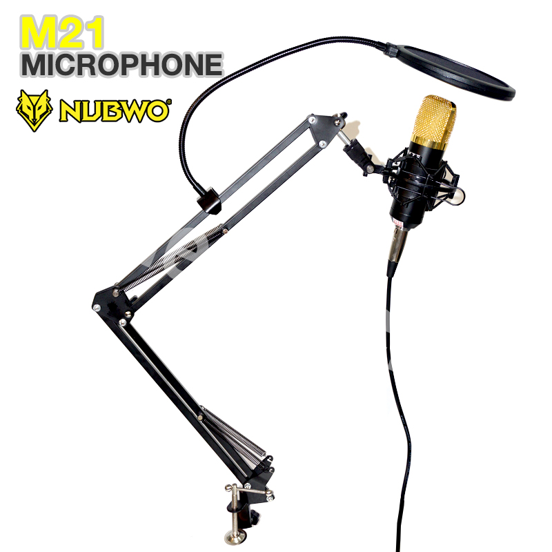 ไมค์อัดเสียง ไมค์โครโฟน MicroPhone Condenser NUBWO M21
