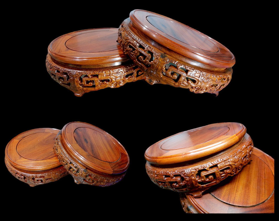 กี๋หรือฐานไม้สไตล์จีน--BPT046--