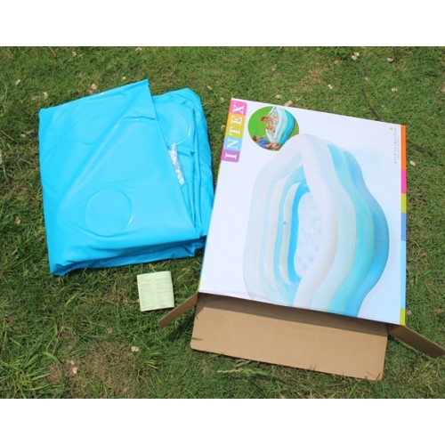 Intex Summer Colour Pool สระน้ำรูปดาว 56495 (Blue)+สูบไฟฟ้า