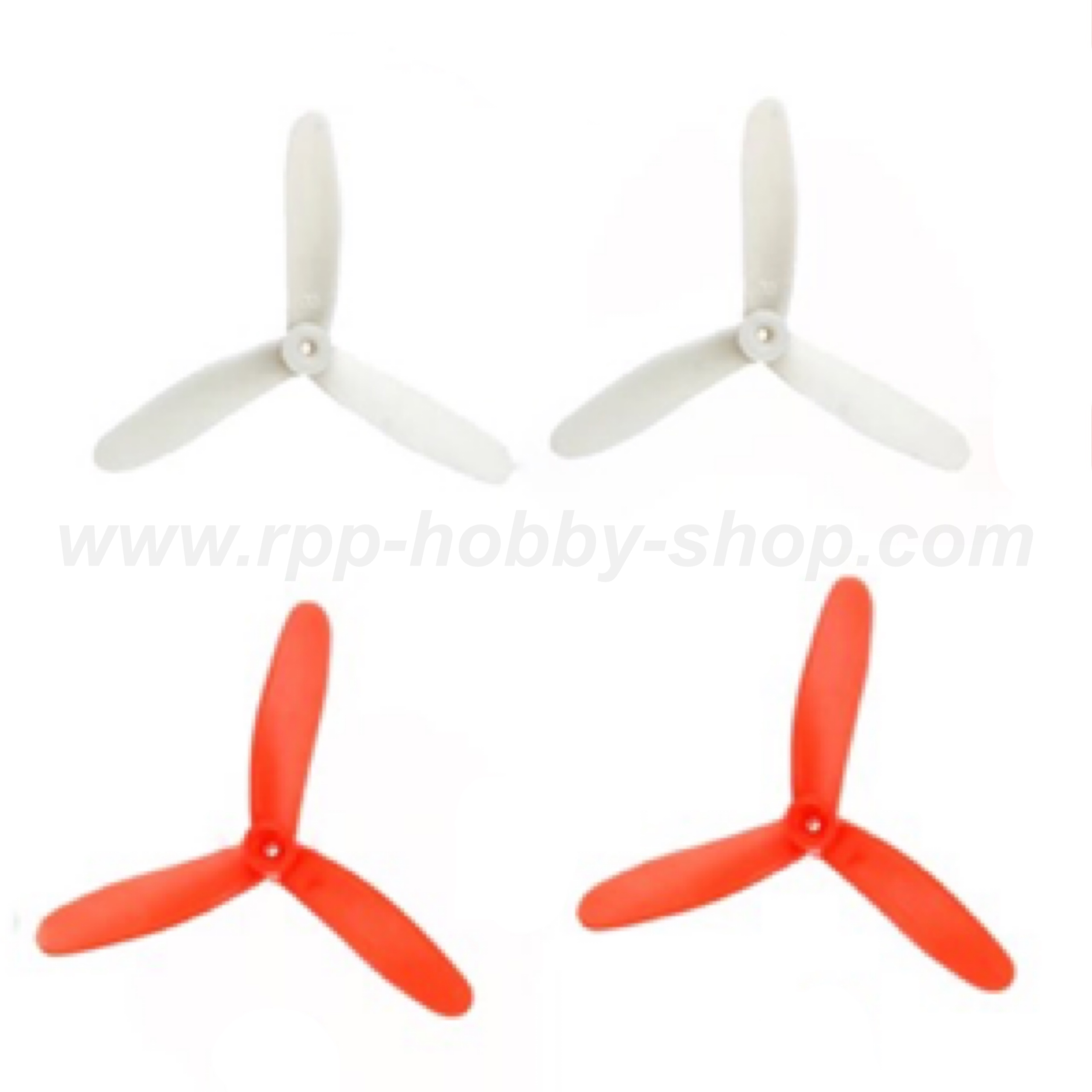 ใบพัด 3 แฉก (สีขาว-ส้ม) : CX-10C, 10W