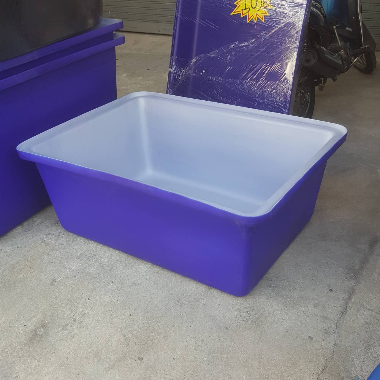 กระบะเหลี่ยม 200 ลิตร