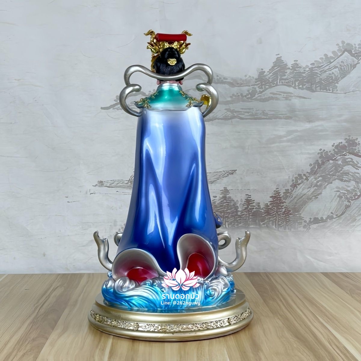 หม่าโจ้ว ม่าจ้อโป๋ เทียนส่งเซ่งโบ้ เทียนโหวเซี่ยบ้อ ปางยืน งานเรซิ่น ขนาด 12/16/19 นิ้ว