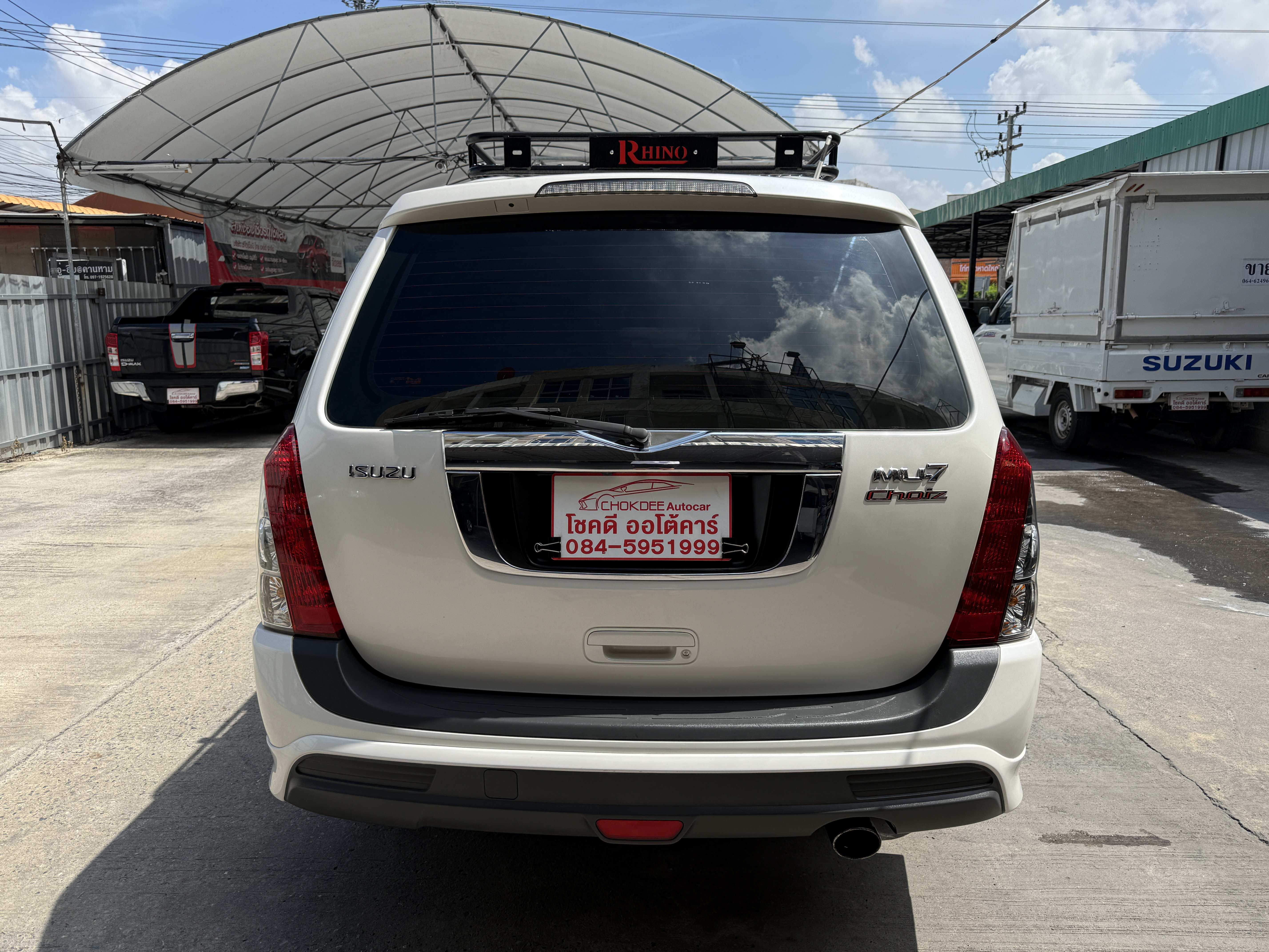 Isuzu Mu-7 3.0 Choiz Vgs Navi 2WD At 2012 ขาวมุก